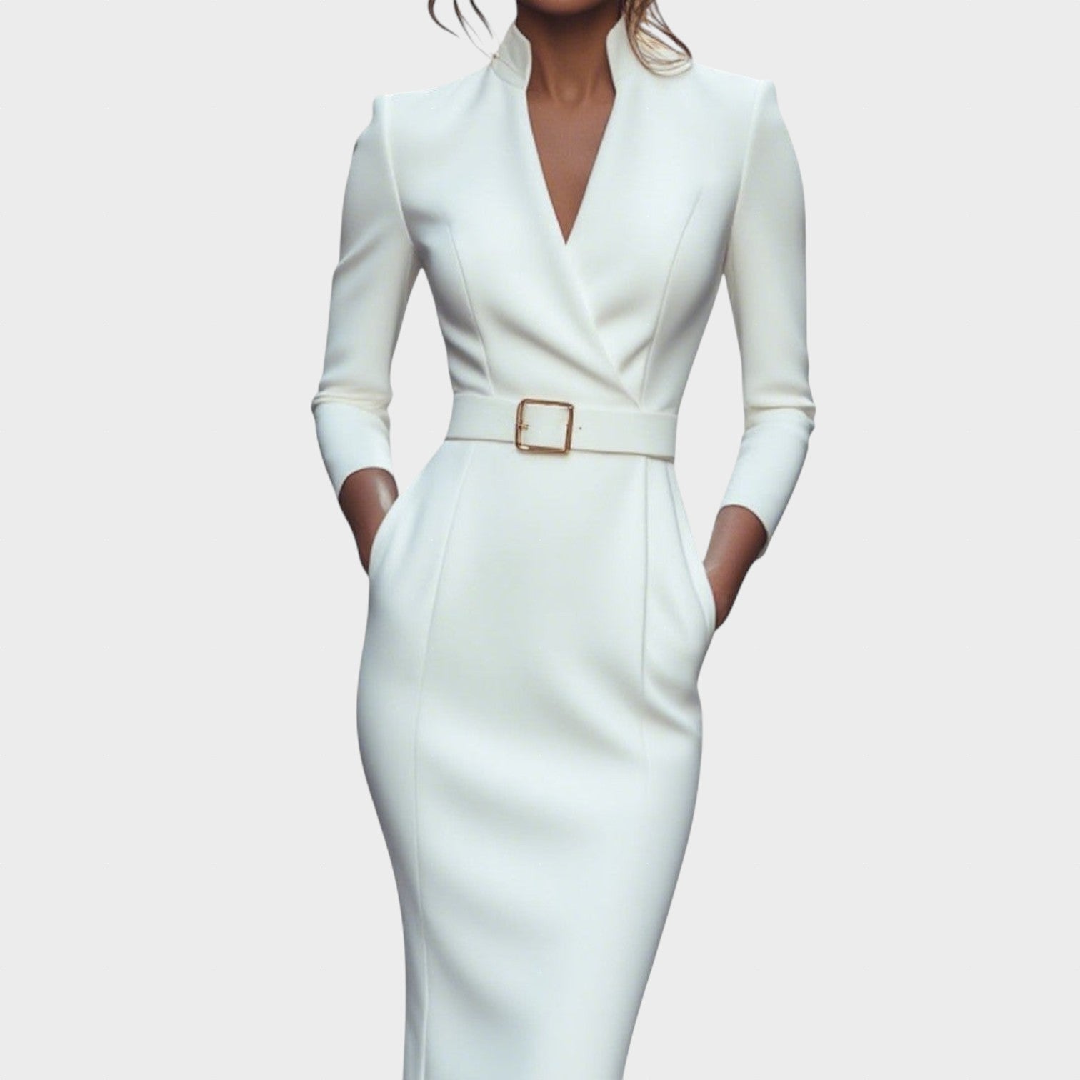 Daniela – Maxi šaty s páskem Power