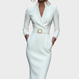 Daniela – Maxi šaty s páskem Power