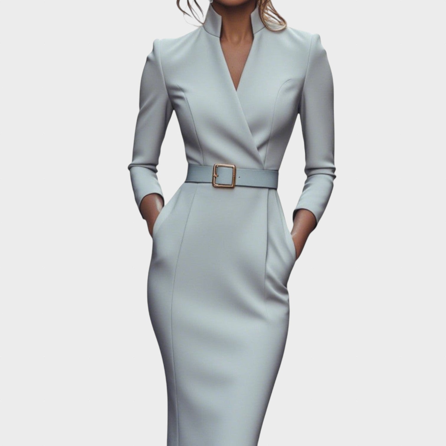 Daniela – Maxi šaty s páskem Power