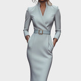 Daniela – Maxi šaty s páskem Power