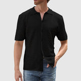 JAN – Pletená košile se vzorem ve tvaru cikcaků