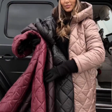 Anna | Elegantní prošívaná zimní bunda s teplou kapucí