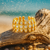 Solina | Prsten se třpytivými drahokamy