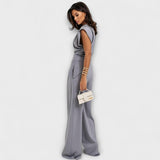 Sofie - Asymetrický komplet s drapovanými rameny