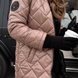 Anna | Elegantní prošívaná zimní bunda s teplou kapucí