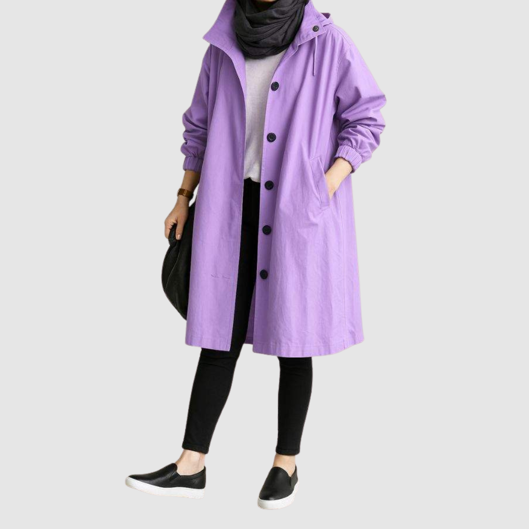 Magdaléna - Kabát s kapucí, oversized