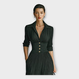 Lang kjole s rafinovanou elegancí