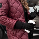 Anna | Elegantní prošívaná zimní bunda s teplou kapucí