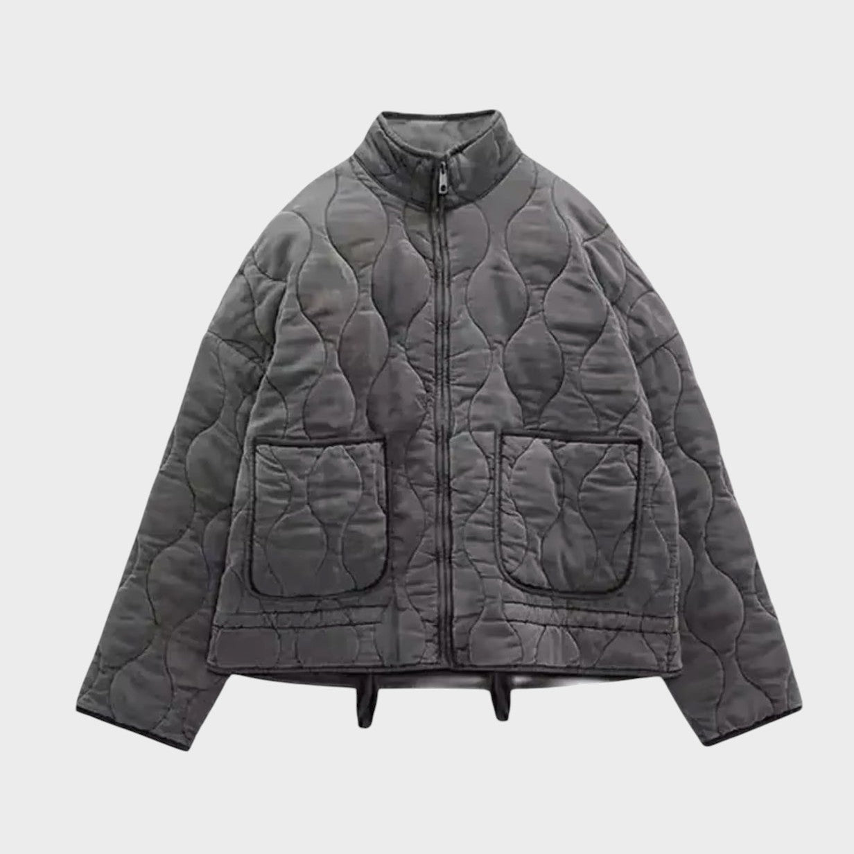 Celina | Stylová prošívaná bunda se zipem