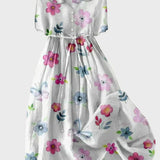 Šaty s květinovým vzorem na jaro