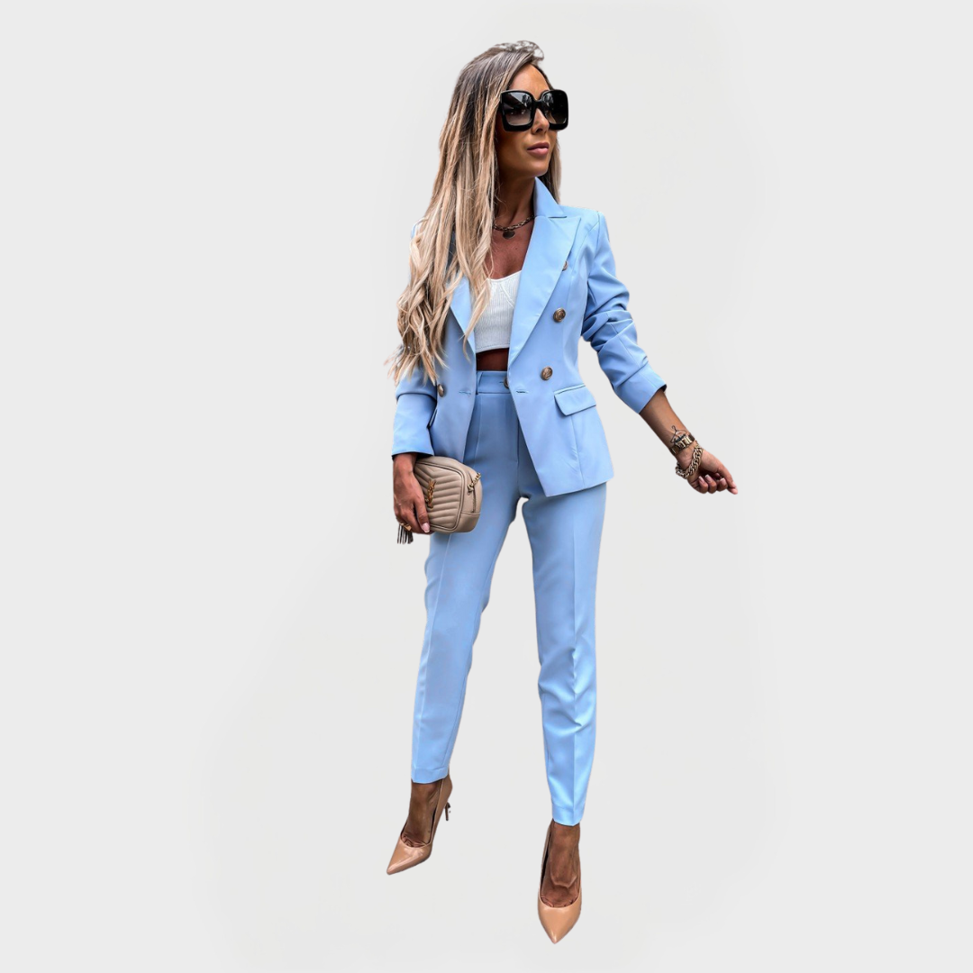 Nikola - Dámský elegantní kalhotový kostým se sakem