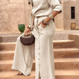 Savana – Letní souprava z lehkého lnu