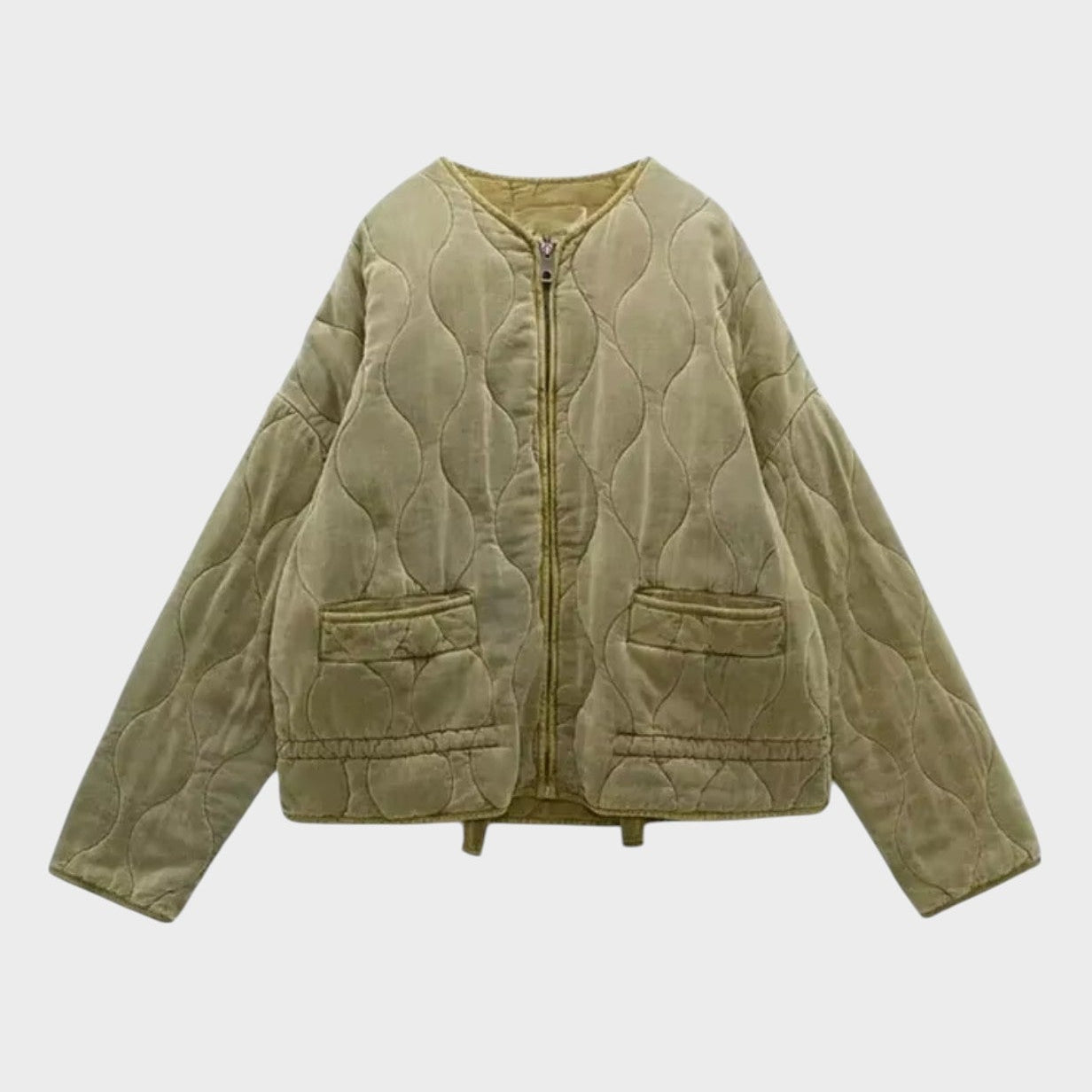 Celina | Stylová prošívaná bunda se zipem