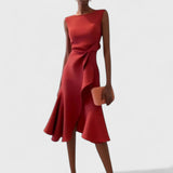 Andrea - Asymetrické šaty s elegantními sklady