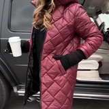 Anna | Elegantní prošívaná zimní bunda s teplou kapucí