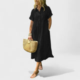 Angela - Vzdušné Pruhované Šaty