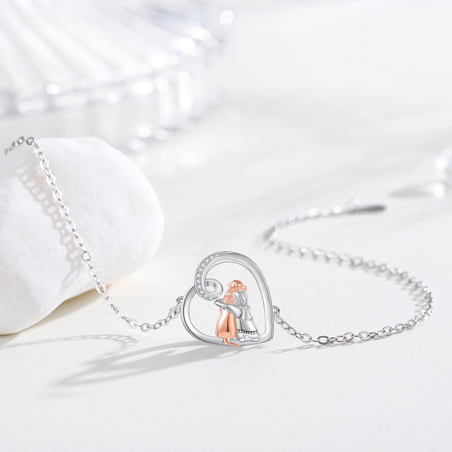 Nastavitelné šťastné náramky s motivem psa