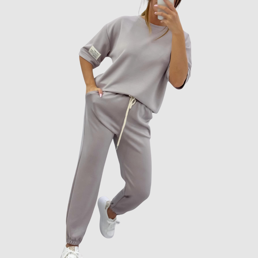 Anežka - Krátký rukáv Lounge Set