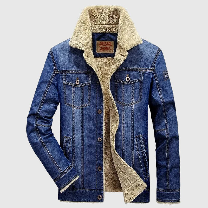 Bohumil - Džínová bunda s vnitřní podšívkou 