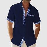 JAN – Košile s krátkým rukávem a kontrastními detaily