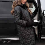 Anna | Elegantní prošívaná zimní bunda s teplou kapucí