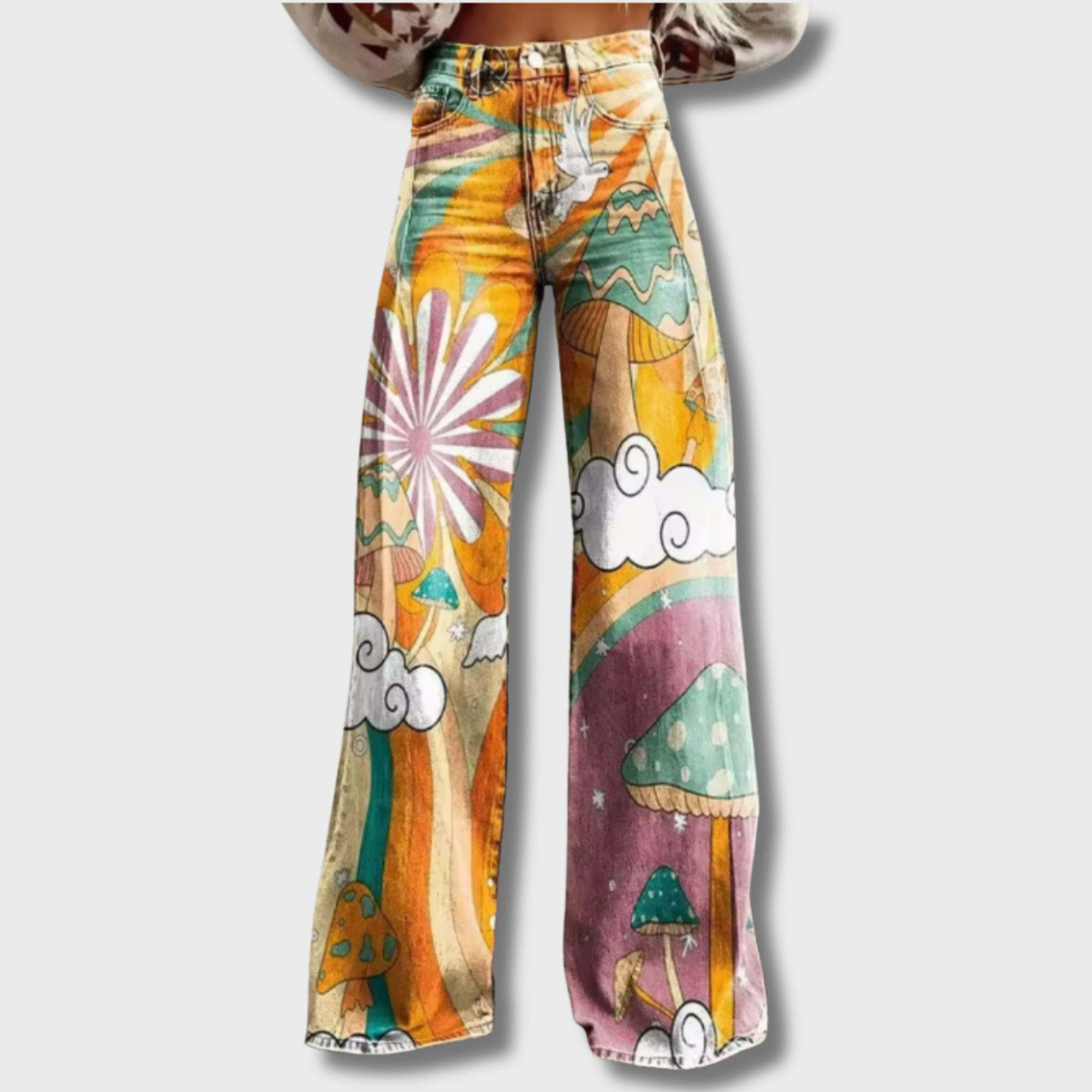 Olivia | boho vintage kalhoty