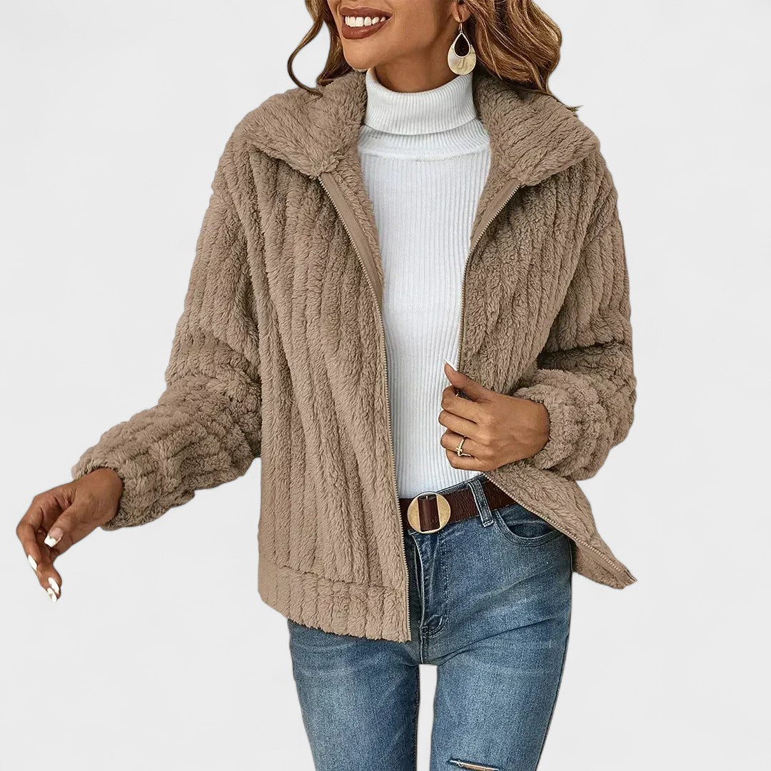 Lovise | Plyšová fleecová bunda