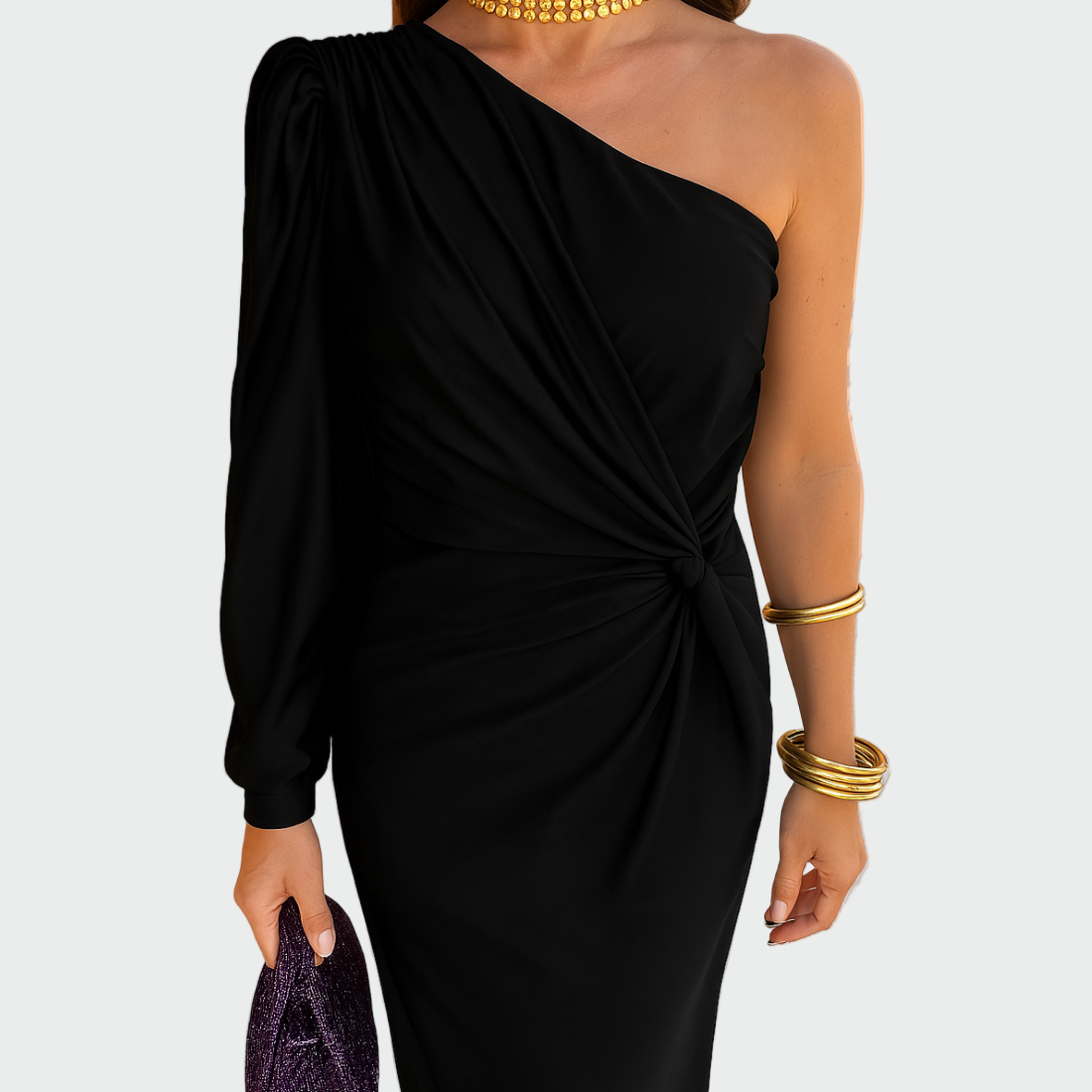 Elegantní černé letní šaty