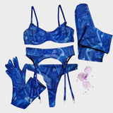 Serena | 5-dílná sada spodního prádla s tie dye