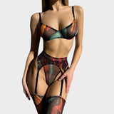 Serena | 5-dílná sada spodního prádla s tie dye