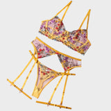 Daisy | 3-dílná francouzská souprava spodního prádla