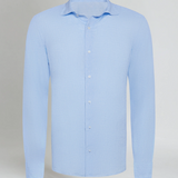 Esenciální Lněná Košile - Světle Modrá