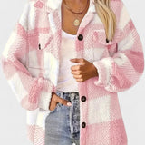 Martin | Stylová kostkovaná fleecová bunda