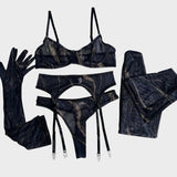 Serena | 5-dílná sada spodního prádla s tie dye