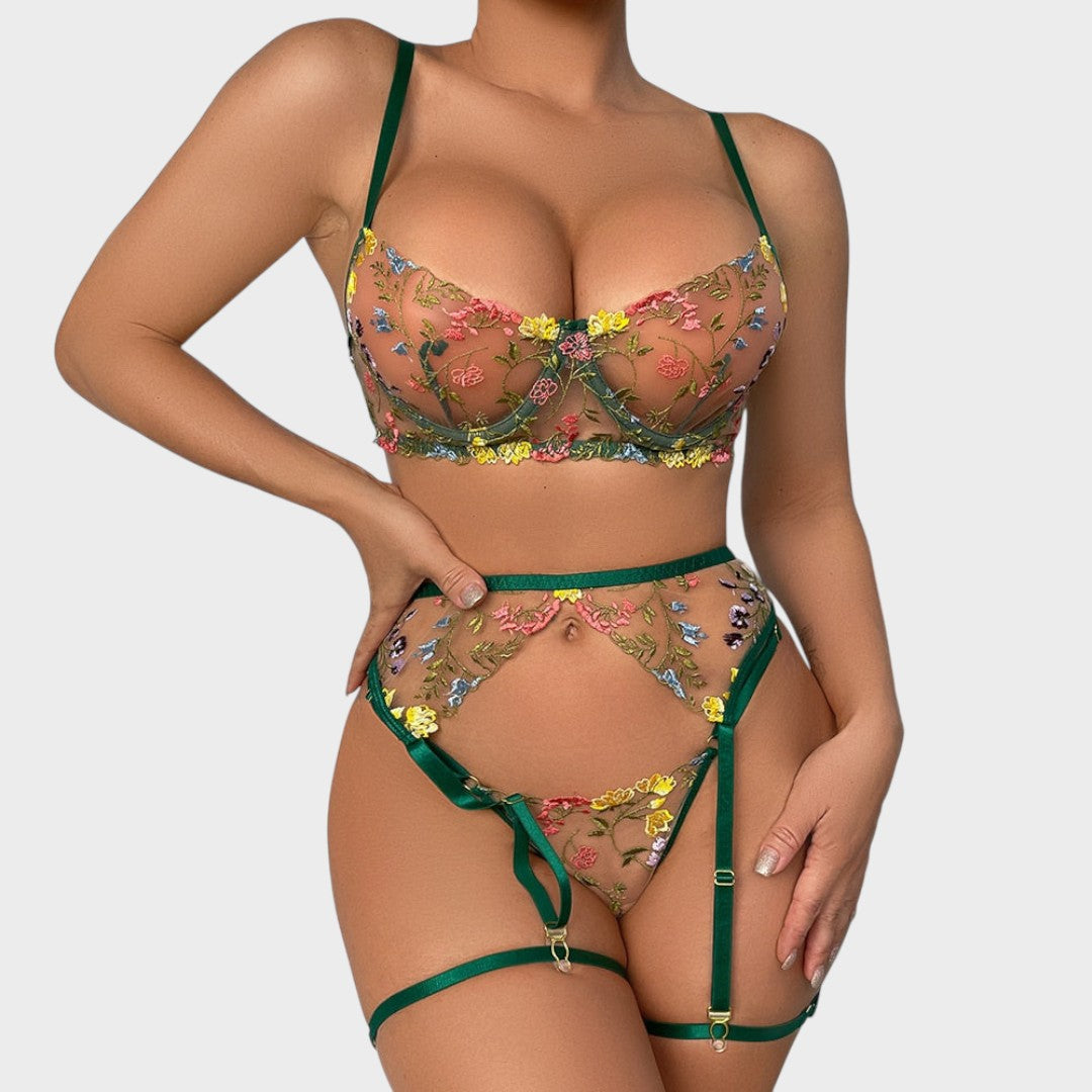 Daisy | 3-dílná francouzská souprava spodního prádla