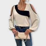 Scarlett - Blůza se čtvercovým výstřihem