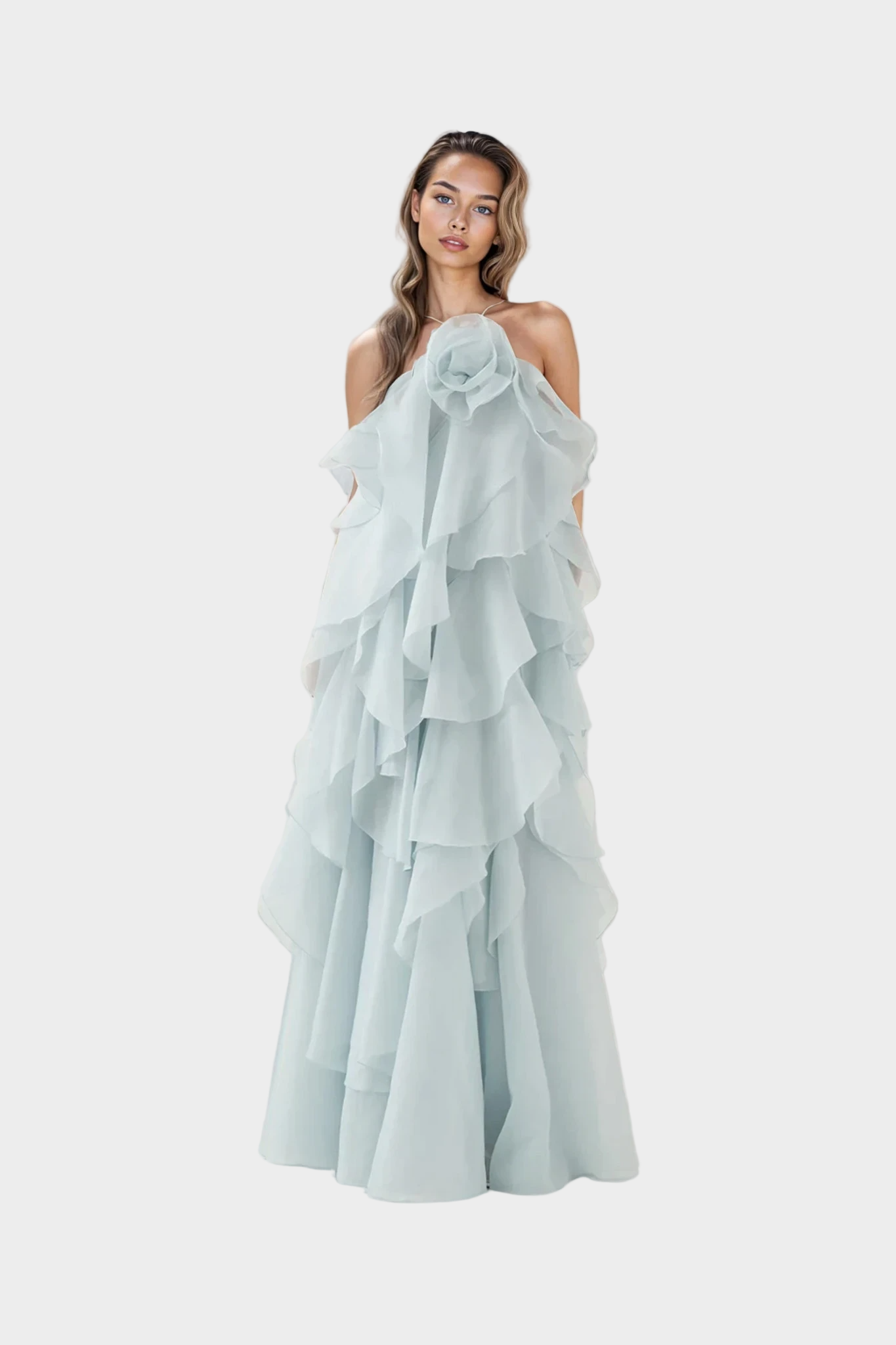 Maxi šaty s romantickým nádechem a aristokratickým stylem