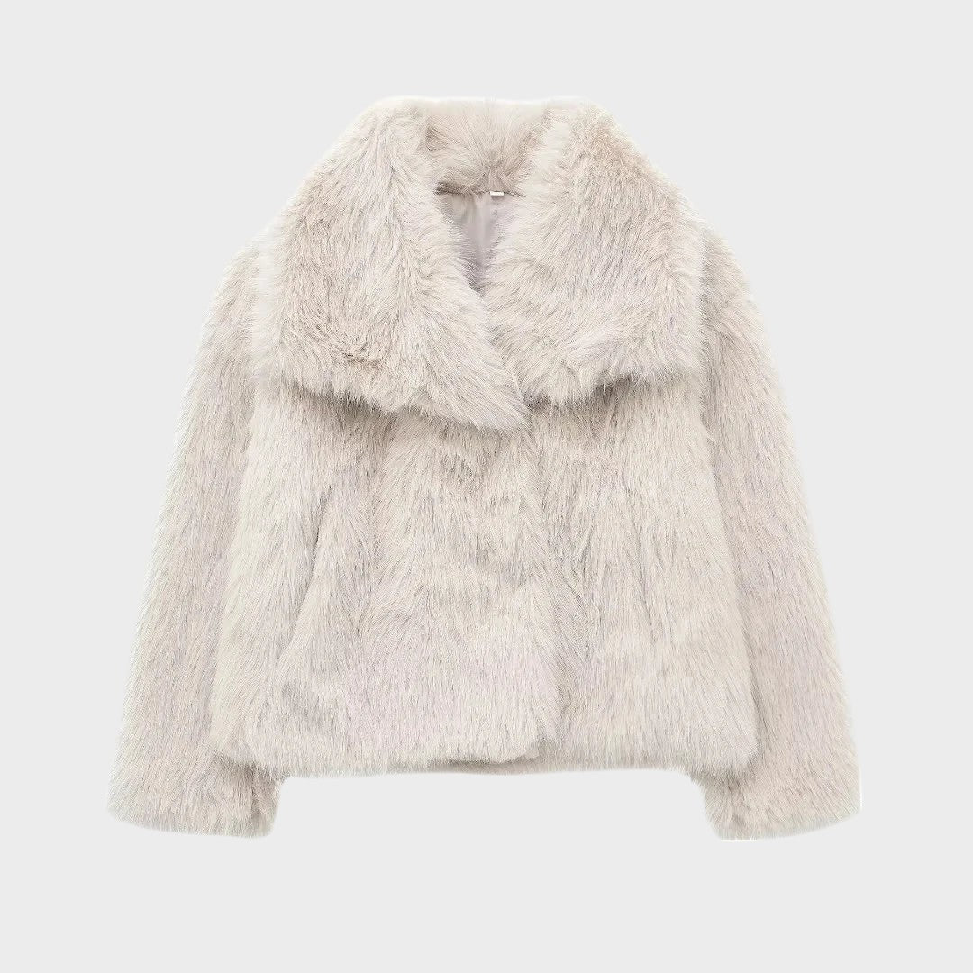 Ilse | Prémiová kožichová bunda s umělým kožichem