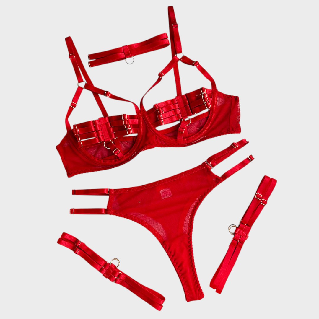 Amanda | 4-dílná souprava spodního prádla