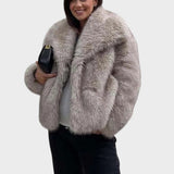 Ilse | Prémiová kožichová bunda s umělým kožichem