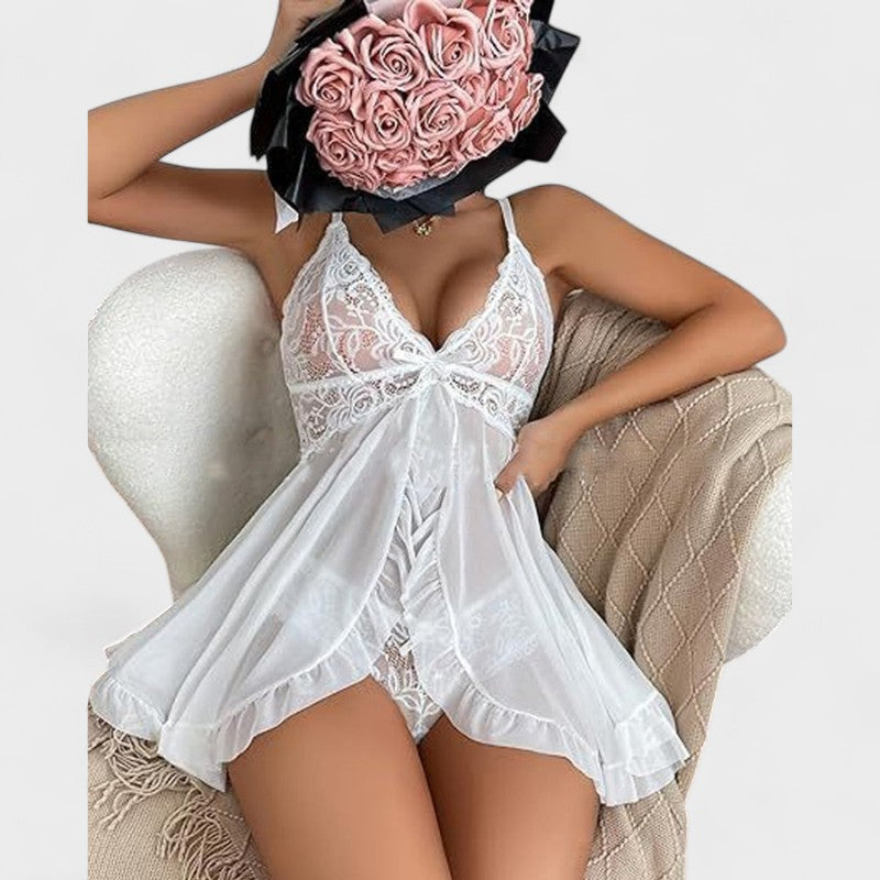 Šárka | Svůdné síťované noční prádlo s krajkovými detaily 