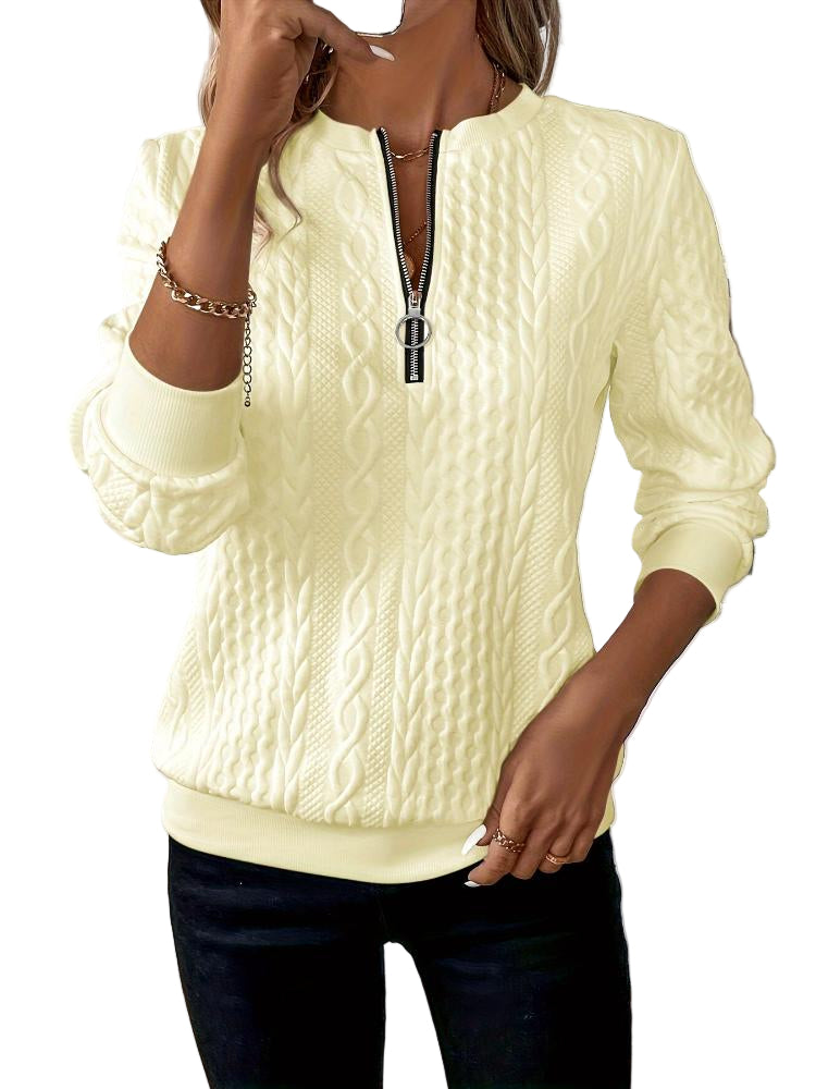 Ivana | Pletený svetr s copánkovým vzorem