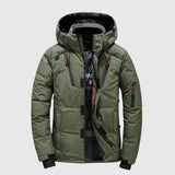 André – Prošívaná bunda s kapucí a technickými detaily