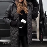 Anna | Elegantní prošívaná zimní bunda s teplou kapucí