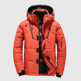 André – Prošívaná bunda s kapucí a technickými detaily