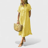 Angela - Vzdušné Pruhované Šaty