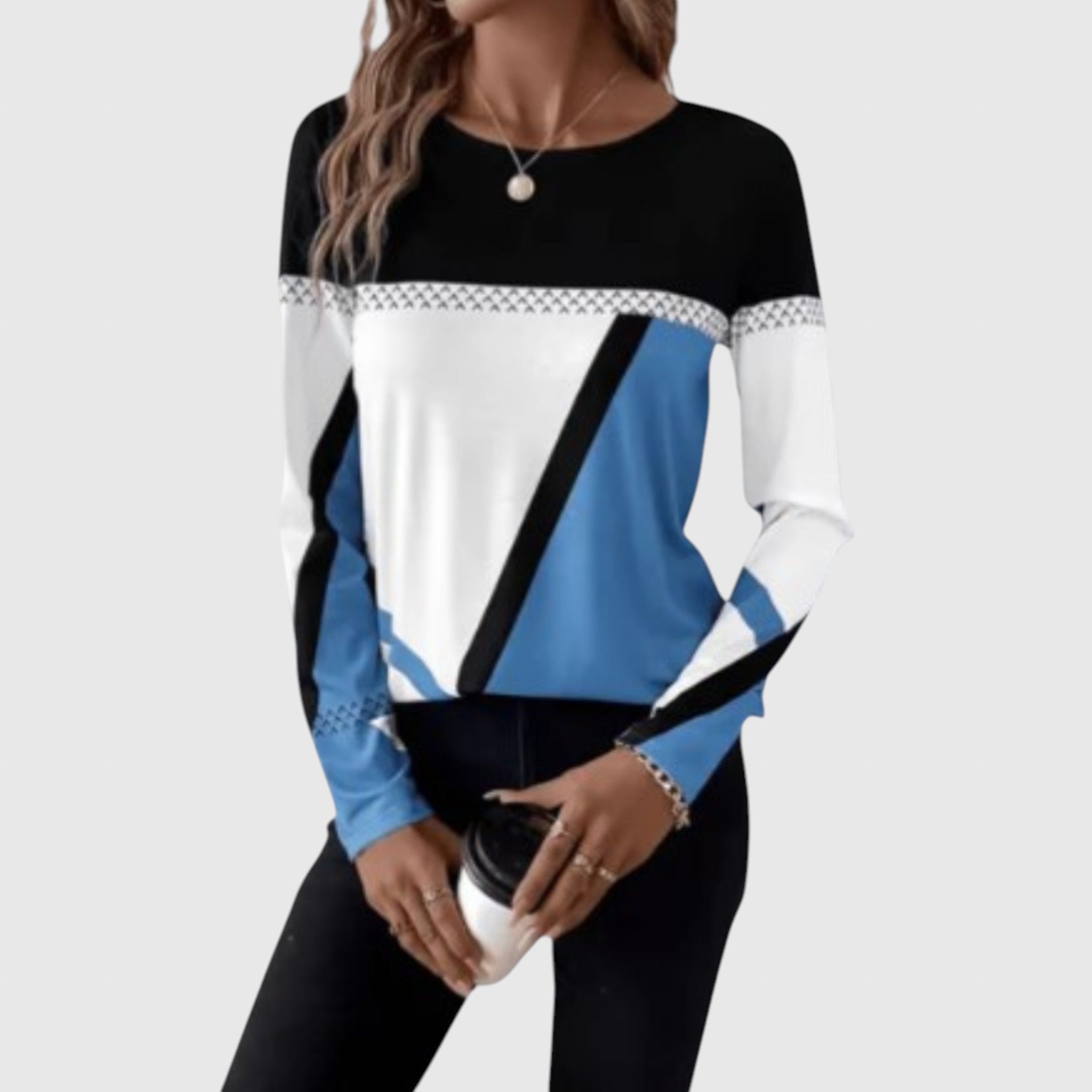 Avril - Trendy a moderní grafický svetr