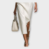 Kjole s raffineret broderi-detalje