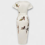 Saténové zavinovací šaty