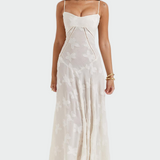 Dlouhé květinové šaty